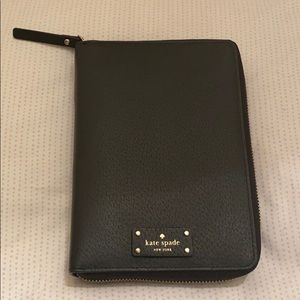 KAT SPADE ♠️ BLACK AGENDA FOLIO